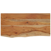 Piano Tavolo | Mensola a Muro 60x30x2,5cm Rettangolare Legno Acacia Bordi Vivi