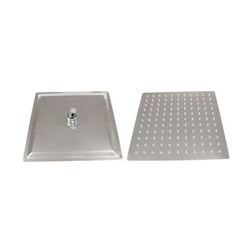 SOFFIONE DOCCIA IN ACCIAIO INOX QUADRO- cm 25x25- GOPLA- pezzi 1