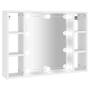 Mobile a Specchio con LED Bianco 76x15x55 cm CFW6505120