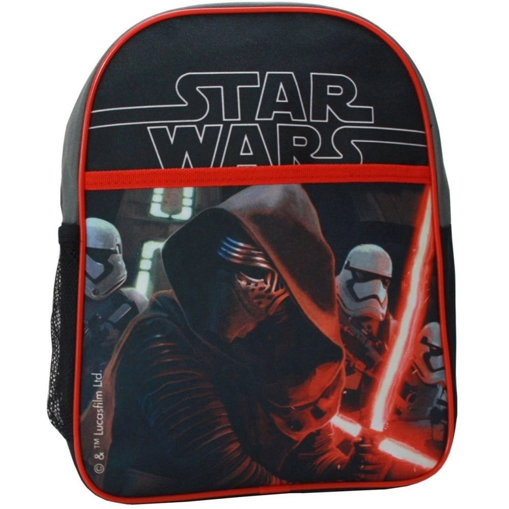 Trade Shop - Zaino Star Wars Guerre Stellari Nero Bambini Asilo Tempo Libero Elementari -