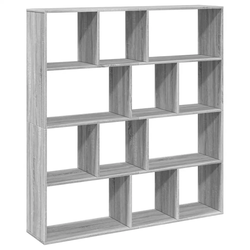 Libreria Grigio Sonoma 132x29x141,5 cm in Legno Multistrato 3310312