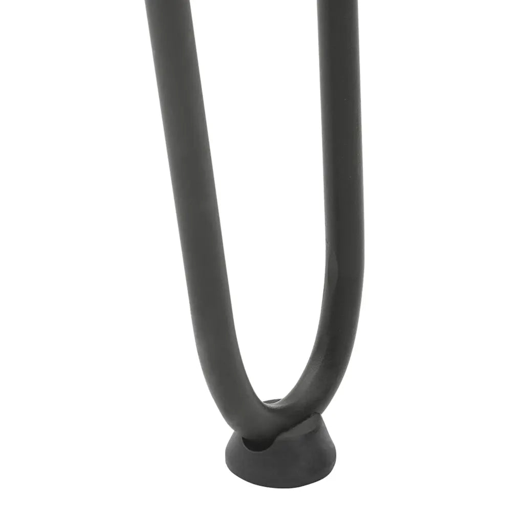 Gambe a forcina per tavolino 4 pz antracite 42 cm acciaio massiccio 4012422