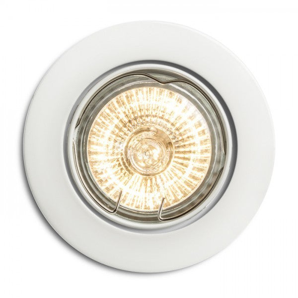 Faretto da incasso TOPIC R inclinabile bianco opaco 230V GU10 50W