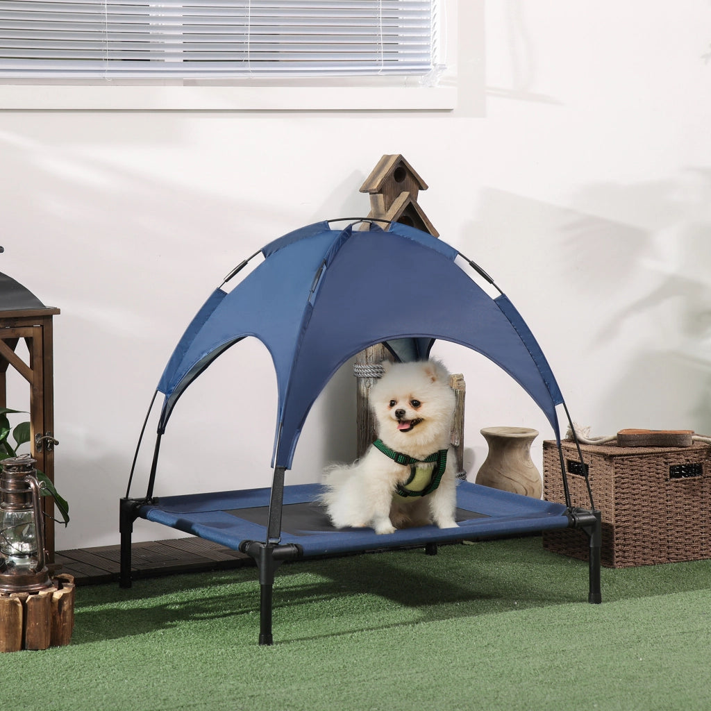 Cuccia per Cani con Baldacchino ¨C zephmum ¨C Blu