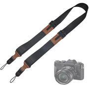 Rigido per fotocamera reflex, cinturino per fotocamera, cinturino per fotocamera per rapida apertura, cinturino per fotocamera regolabile per fotografi per DSLR/SLR/Sony/Nikon/Fuji, nero