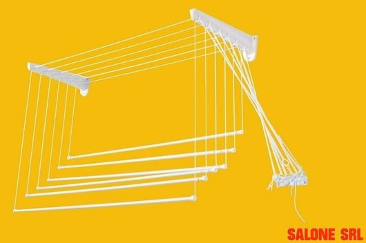 Stendibiancheria SALISCENDI IN RESINA A 6 FILI DA MM.120