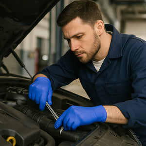 1000 x Guanti in Nitrile Monouso Blu Cobalto Senza Polvere e Lattice Taglia XL