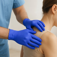 1000 x Guanti in Nitrile Monouso Blu Cobalto Senza Polvere e Lattice Taglia M