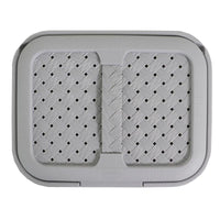 COFANETTO BEAUTY TRAFORATO GRIGIO CON COPERCHIO A SCATTO