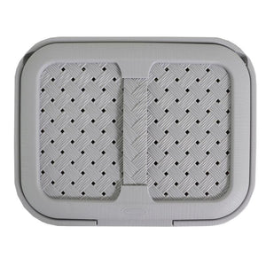 COFANETTO BEAUTY TRAFORATO GRIGIO CON COPERCHIO A SCATTO