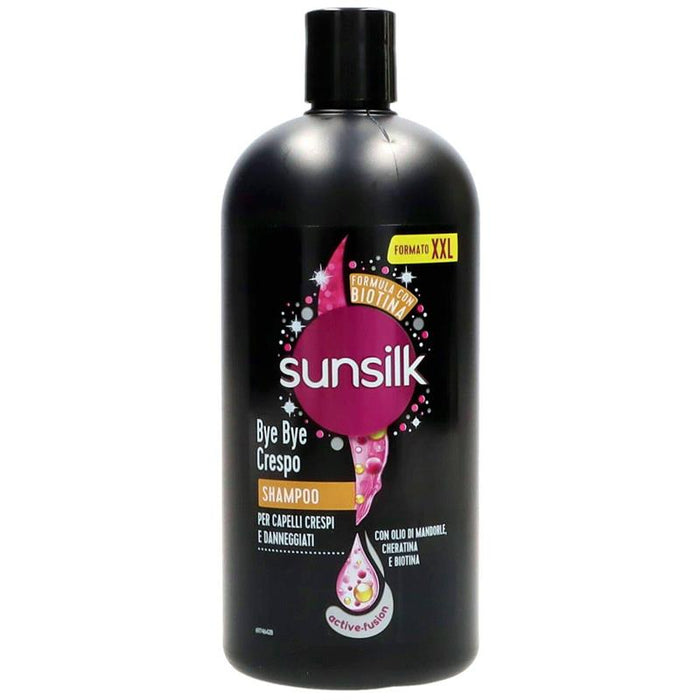 SUNSILK SHAMPOO PER CAPELLI CRESPI E DANNEGGIATI CON OLIO DI MANDORLE CHERATINA E BIOTINA 810 ML FORMATO XXL