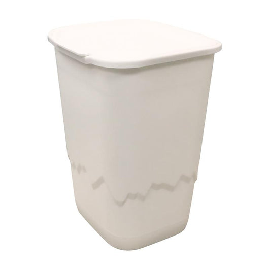 PORTABIANCHERIA MONTE BIANCO MULTIUSO CON RILIEVO E FANTASIA IN COLORAZIONE BIANCA 50LT 40X36X54 CM