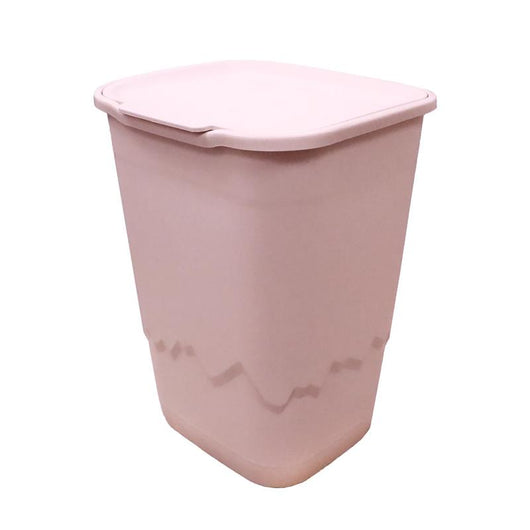 PORTABIANCHERIA MONTE BIANCO MULTIUSO CON RILIEVO E FANTASIA IN COLORAZIONE ROSA 50LT 40X36X54 CM