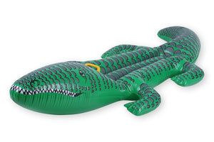 GONFIABILE A FORMA DI COCCFRILLO CON FANTASIA E PRATICO MANICO PER MAGGIORE STABILITÀ 165 CM OKX