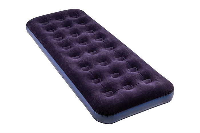 MATERASSO GONFIABILE FLOCCATO SINGOLO MATERIALE IN PVC 191X73X22 CM  OKX