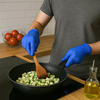 1000 x Guanti in Nitrile Monouso Blu Cobalto Senza Polvere e Lattice Taglia L