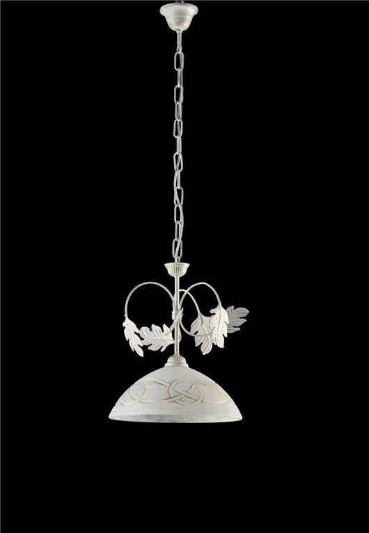 AMALFI LAMPADARIO IN METALLO DESIGN MODERNO COLORE AVORIO E ORO E27 1 LUCE 57 WATT DIAMETRO 100X33 CM