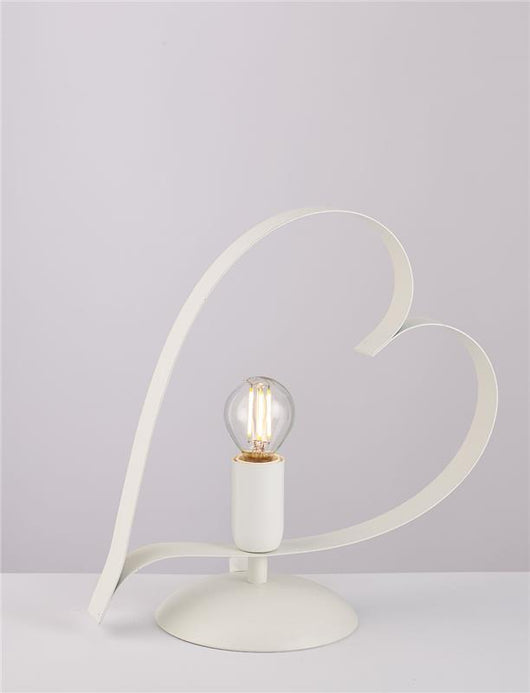 TRENDY LUME DESIGN MODERNO IN METALLO COLORE BIANCO E14 1 LUCE 46 WATT 14X14X35 CM