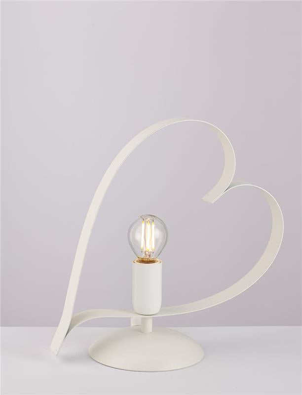 TRENDY LUME DESIGN MODERNO IN METALLO COLORE BIANCO E14 1 LUCE 46 WATT 14X14X35 CM