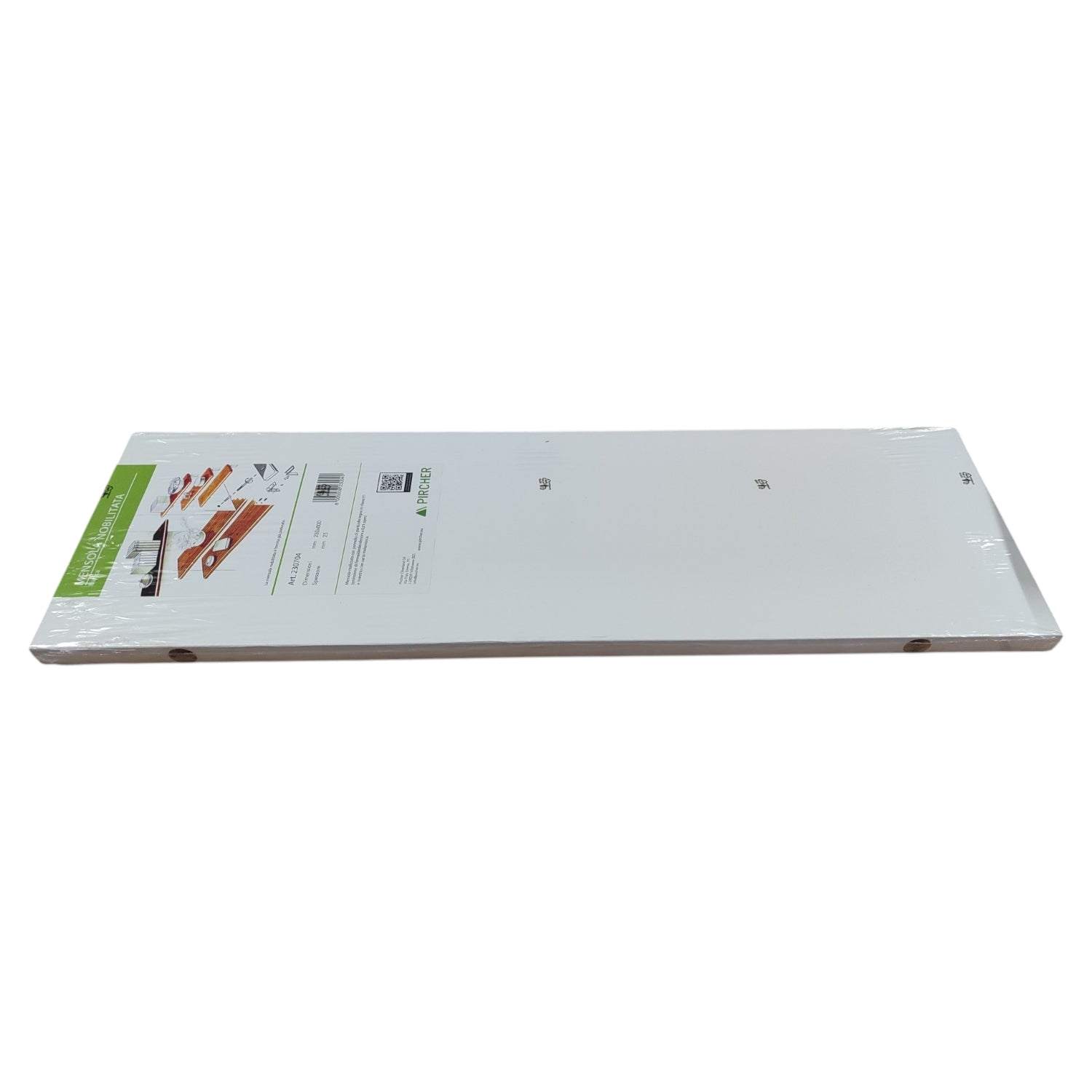 MENSOLA IN LEGNO BIANCO  60X25