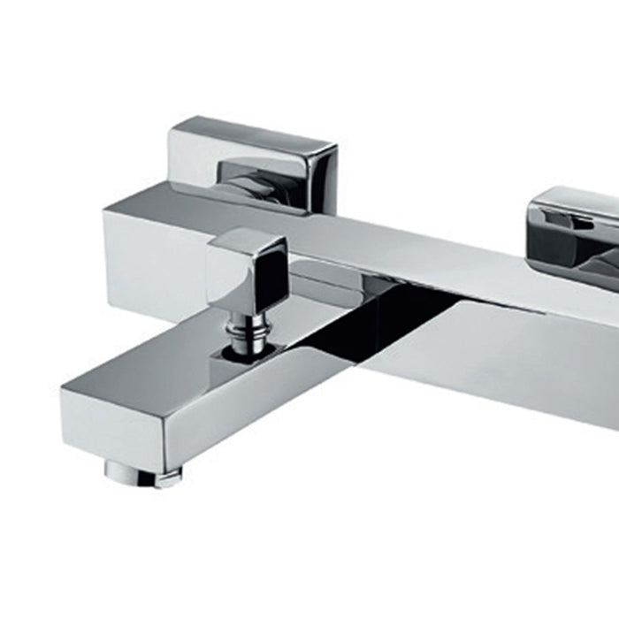 Rubinetto vasca finitura cromata, serie zoe