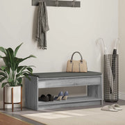 Panca per ingresso Sonoma grigia 103 x 38 x 45 cm 891589