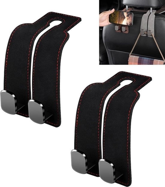 Supporto Auto - 2 Pezzi - Organizzatore Auto - Hanger Auto - Hanger Autostola - Hanger Auto - Supporto Opberghaak - Universale - 17x8cm