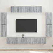 Mobile TV 8 pcs Grigio Sonoma