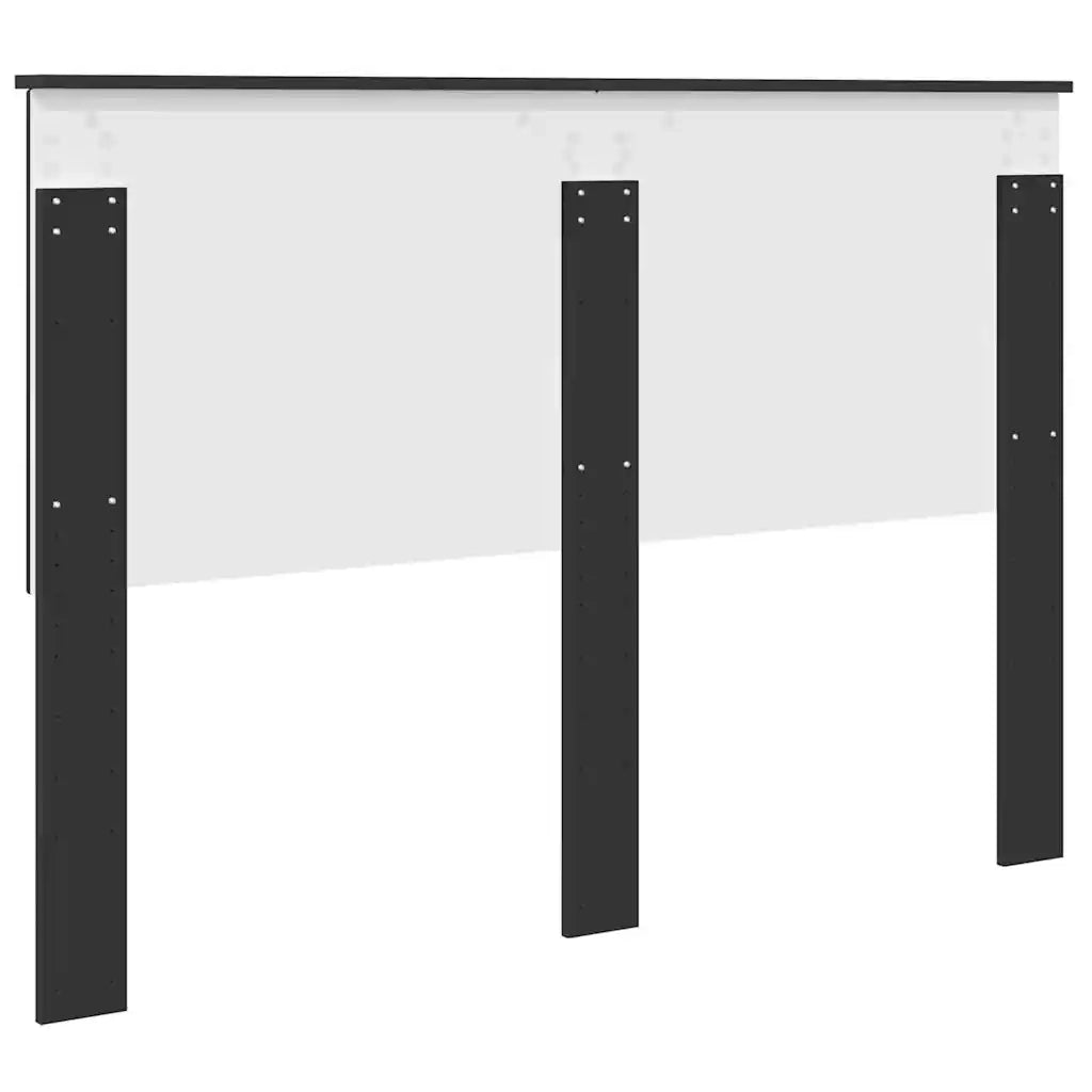 Testiera-Testata-Testiera Decorativa Rovere Nero 140 cm Legno multistrato 416922