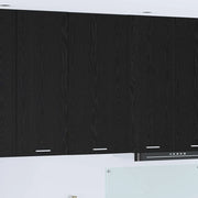 Armadio pensile con porta Rovere Nero e Bianco 50 x 31 x 100 cm 884347