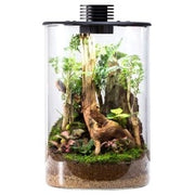 Bioloark Bio Bottle ZD200 cm20x34,3h - terrario cilindrico in vetro con sistema di aerazione e illuminazione LED