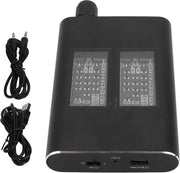 Altoparlante Hi-Fi Amplificatore 2 Canali Amplificatore con Regolazione del Volume - Potenziamento del Basso 16-600Ω - Regolazione del Volume - Scatola in Alluminio Durato.