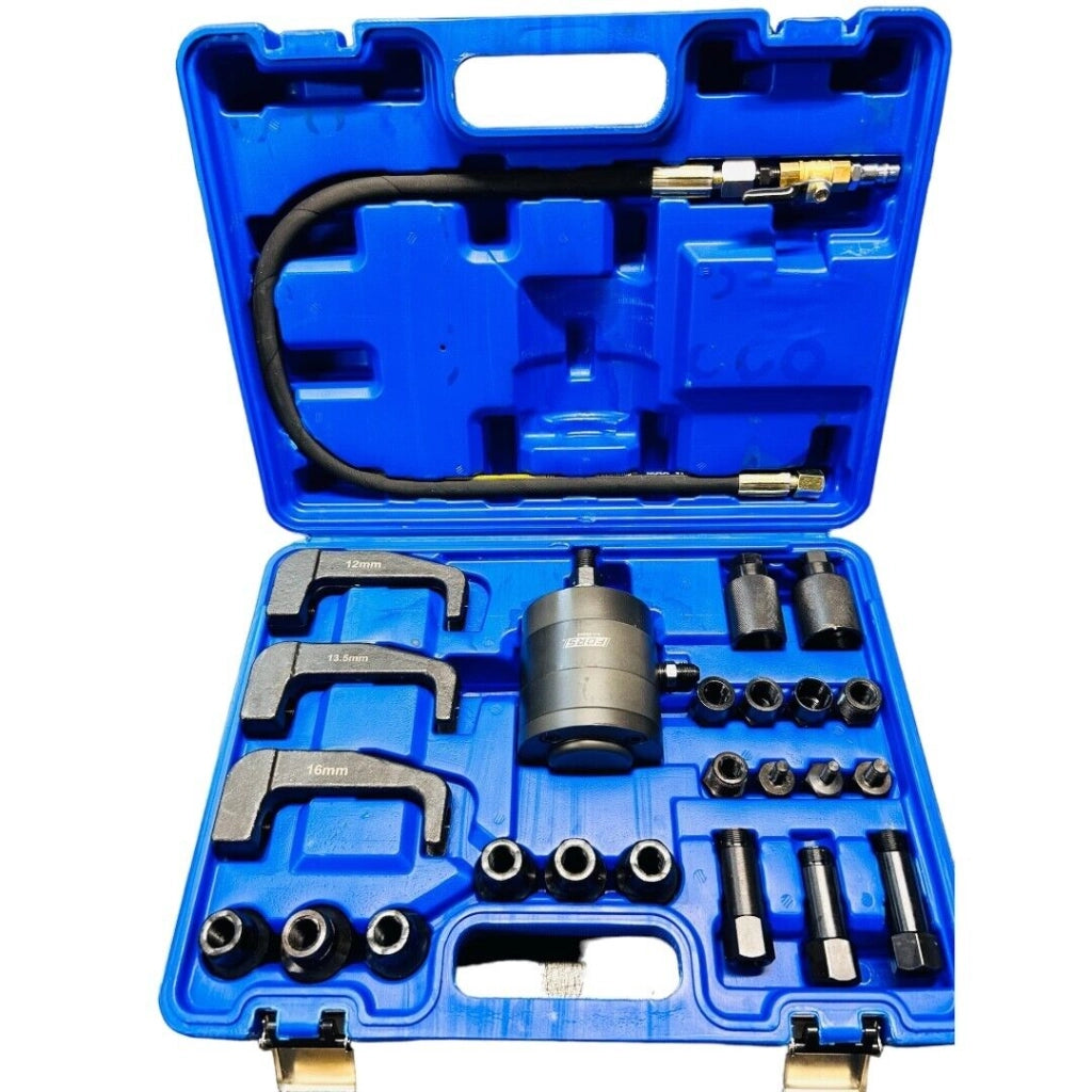 Kit estrattore pneumatico iniettore Diesel Rimozione Estrattore + 3 adattatori