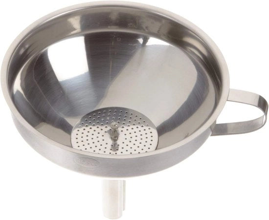Treccia per cucina in acciaio inossidabile con setola e manico - Ideale per riempire salse, zuppe e marmellate