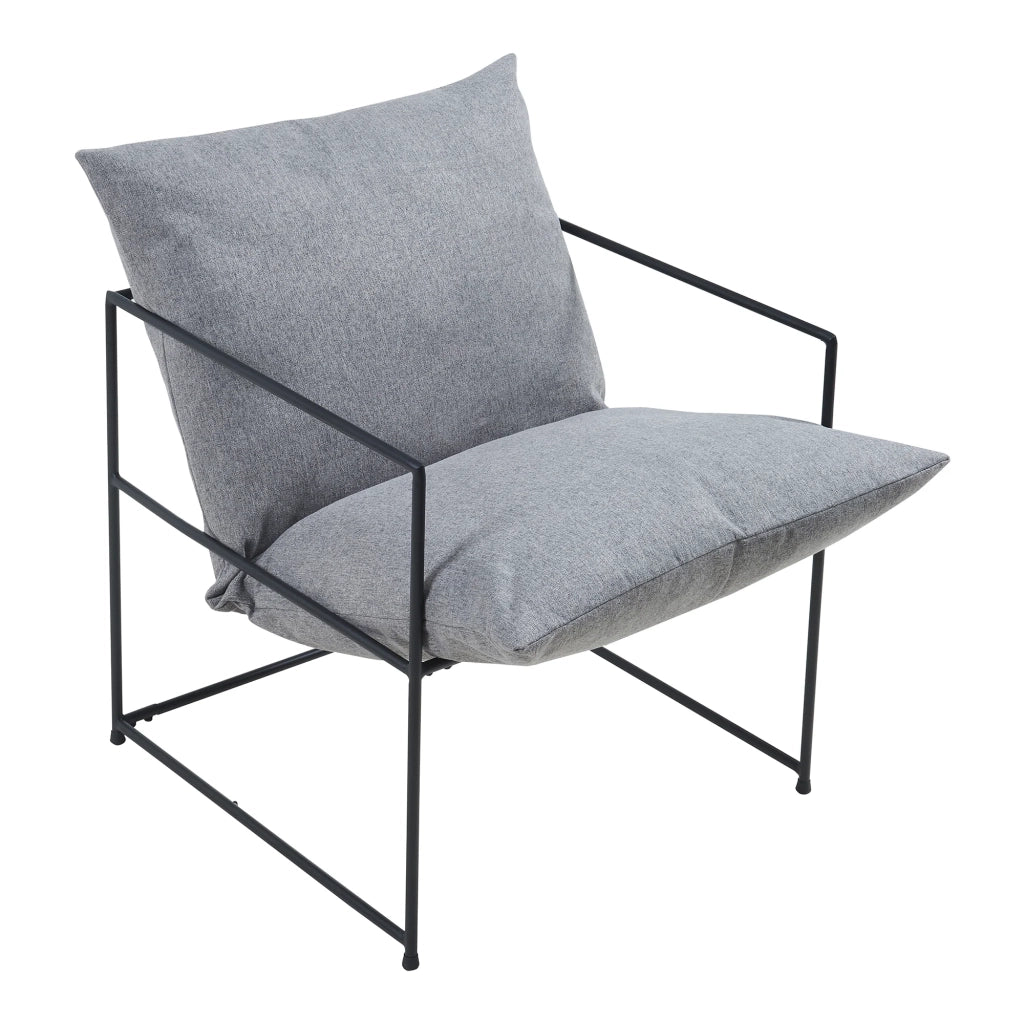 Poltrona relax 90 x 61 x 70 cm grigio scuro 03_0009479