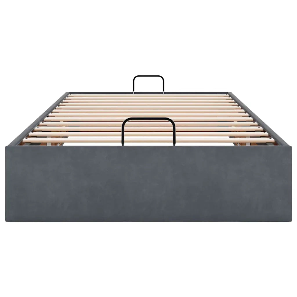 Struttura Letto Pouf Senza Materasso 100x200 cm Velluto 3310944