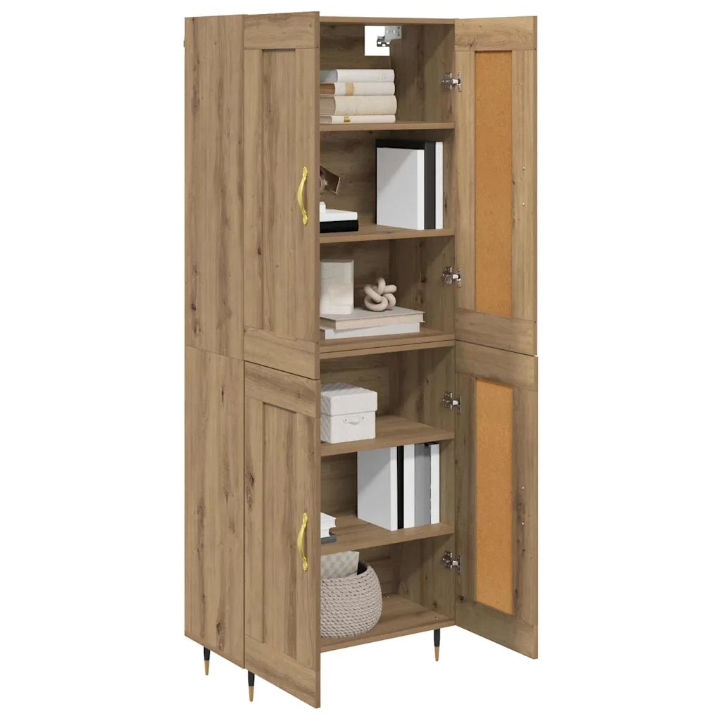 Credenza Rovere artigianale 69,5 x 34 x 90 cm Legno multistrato 3402748