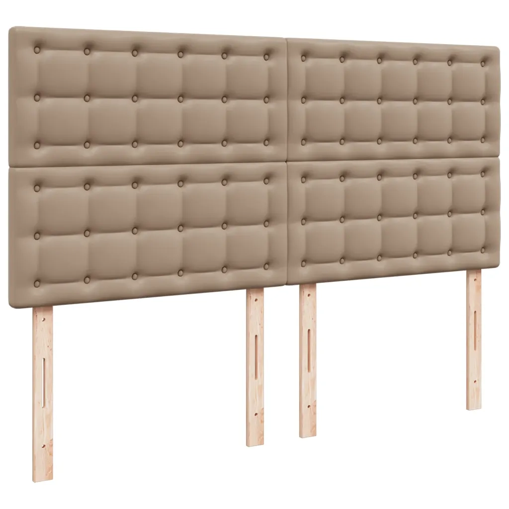 Giroletto a Molle con Materasso Cappuccino 180x200cm Similpelle