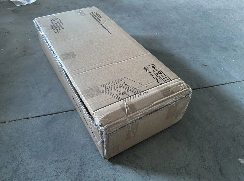MOBILETTO Multiuso 76 x 30 x 83 cm Bianco in MDF con piano effetto noce