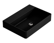 Lavabo da appoggio Solid Surface ALICANTE - nero