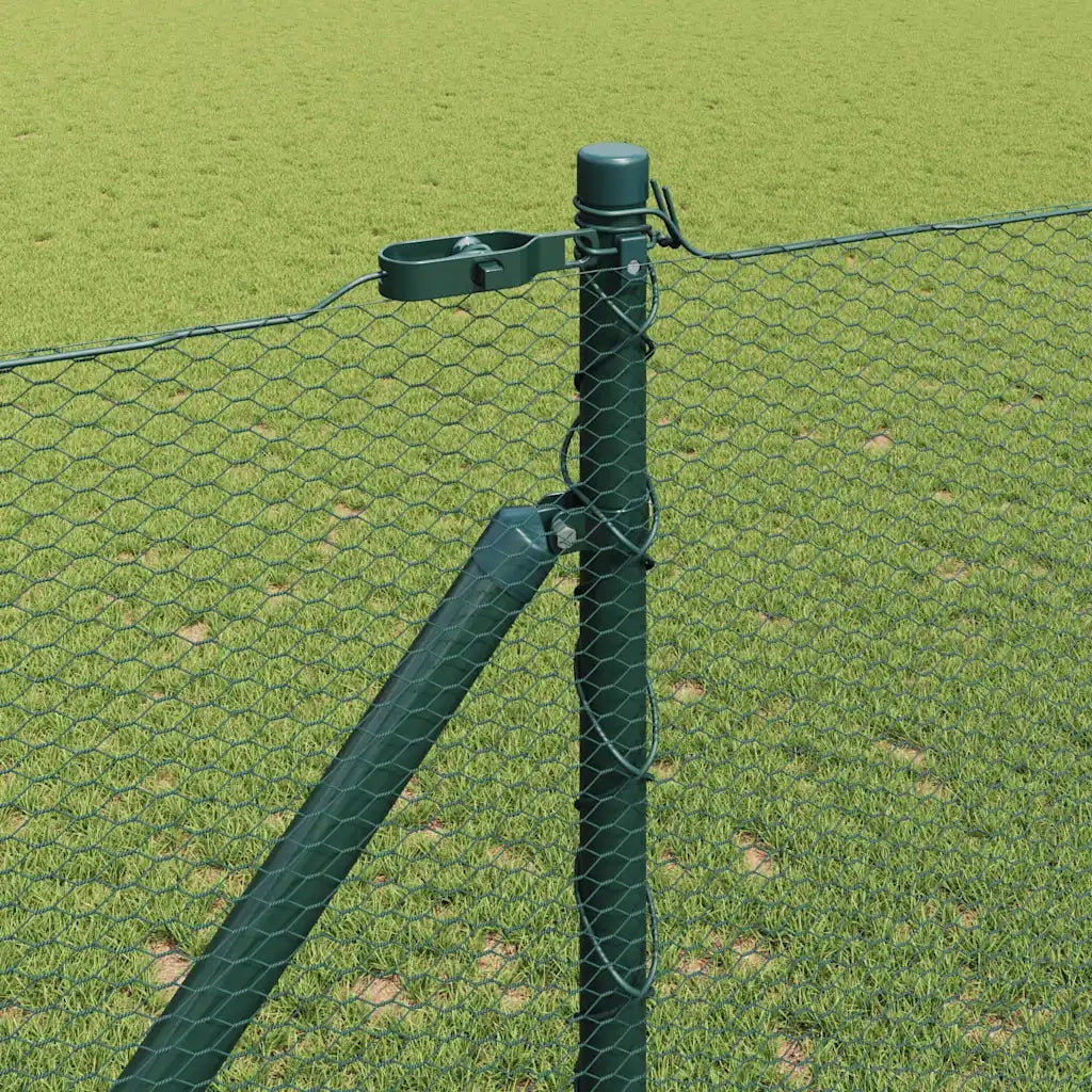 Palo della recinzione Verde 50 x 1,4 m (maglia 13 mm)