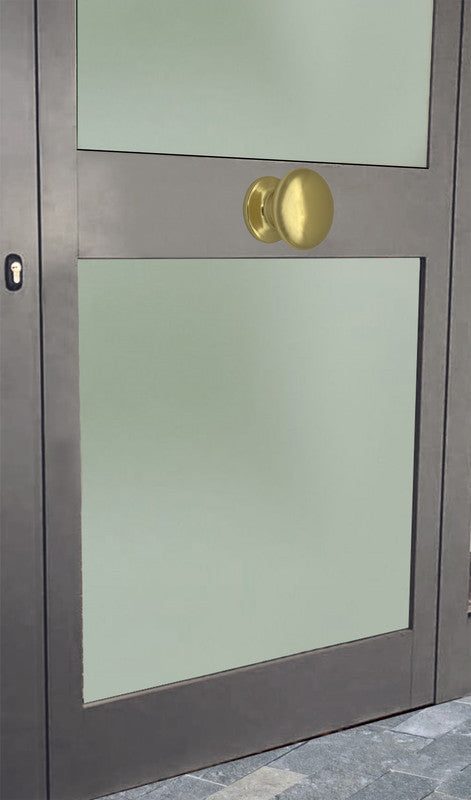 Pomolo fisso per porta SAGUATTI 173/70BB in alluminio oro lucido