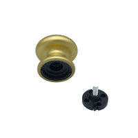 Pomolo fisso per porta SAGUATTI 173/70FB in alluminio oro satinato