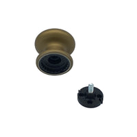 Pomolo fisso per porta SAGUATTI 173/70GB in alluminio bronzo satinato