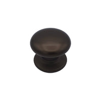 Pomolo fisso per porta SAGUATTI 173/70IB in alluminio marrone opaco