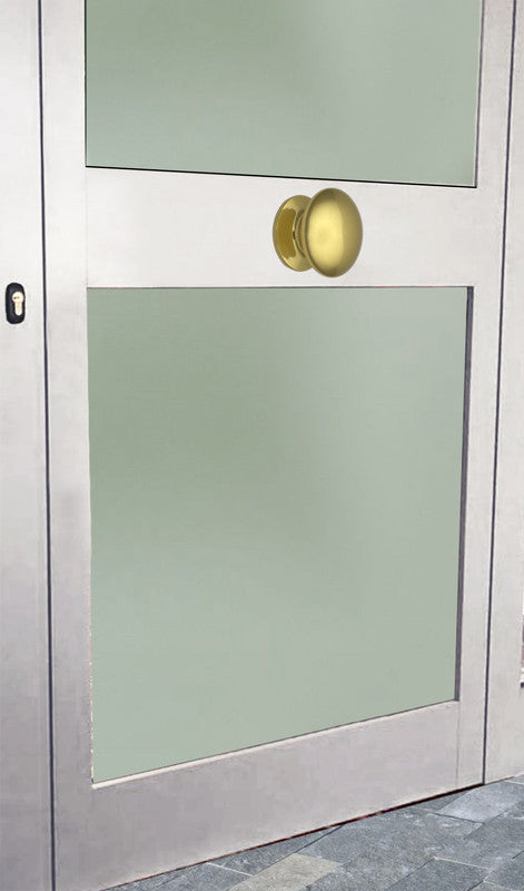 Pomolo fisso per porta SAGUATTI 173/80BB in alluminio oro lucido