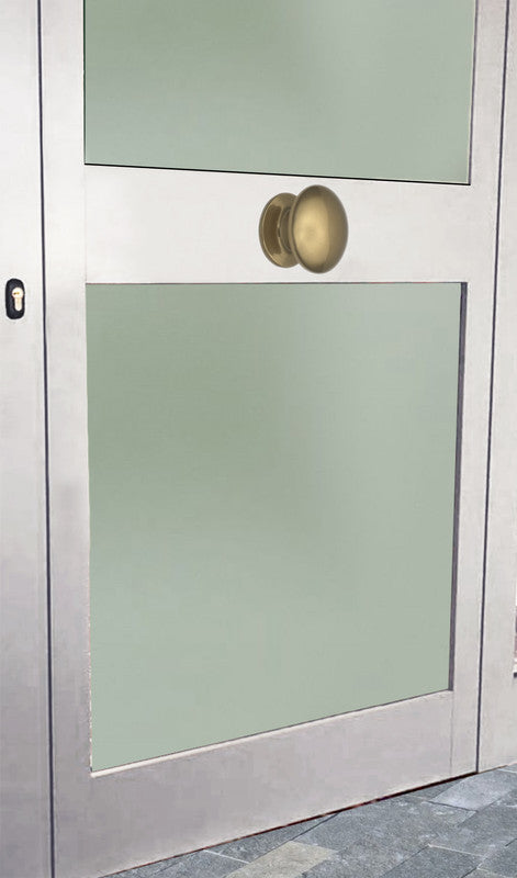 Pomolo fisso per porta SAGUATTI 173/80CB in alluminio bronzo lucido