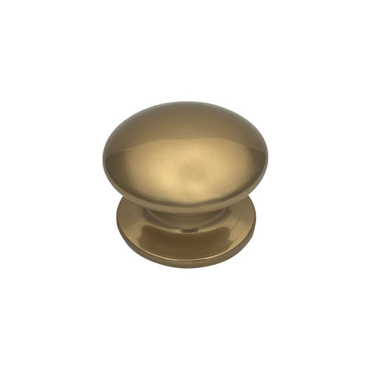 Pomolo fisso per porta SAGUATTI 173/80CB in alluminio bronzo lucido