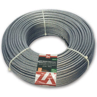 cavetto acciaio zincato antigiro 133f diam.5 mt 100 cod:ferx.1730