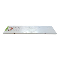 MENSOLA IN LEGNO BIANCO 100X25